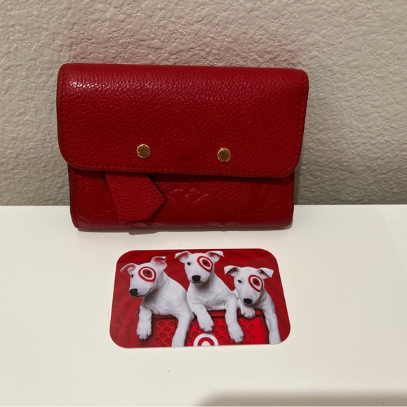 Louis Vuitton Monogram Empreinte Wallet in Pomme Red - Picture 11 of 12